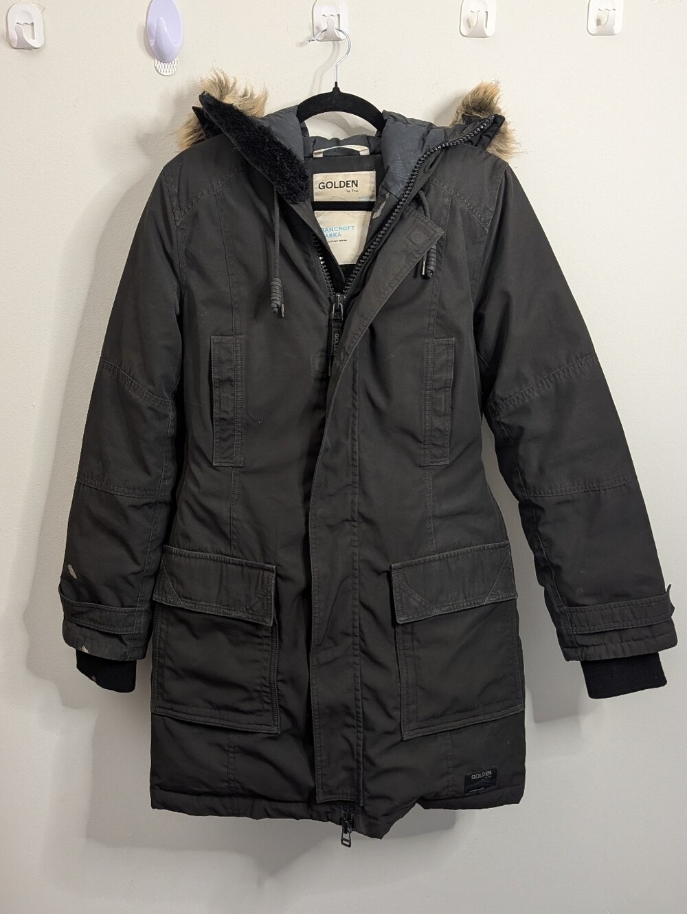 Aritzia TNA Bancroft Black Parka M